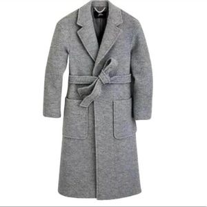 NWT J.crew belted wool coat